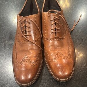 Men's Brown Leather Dress Shoes
